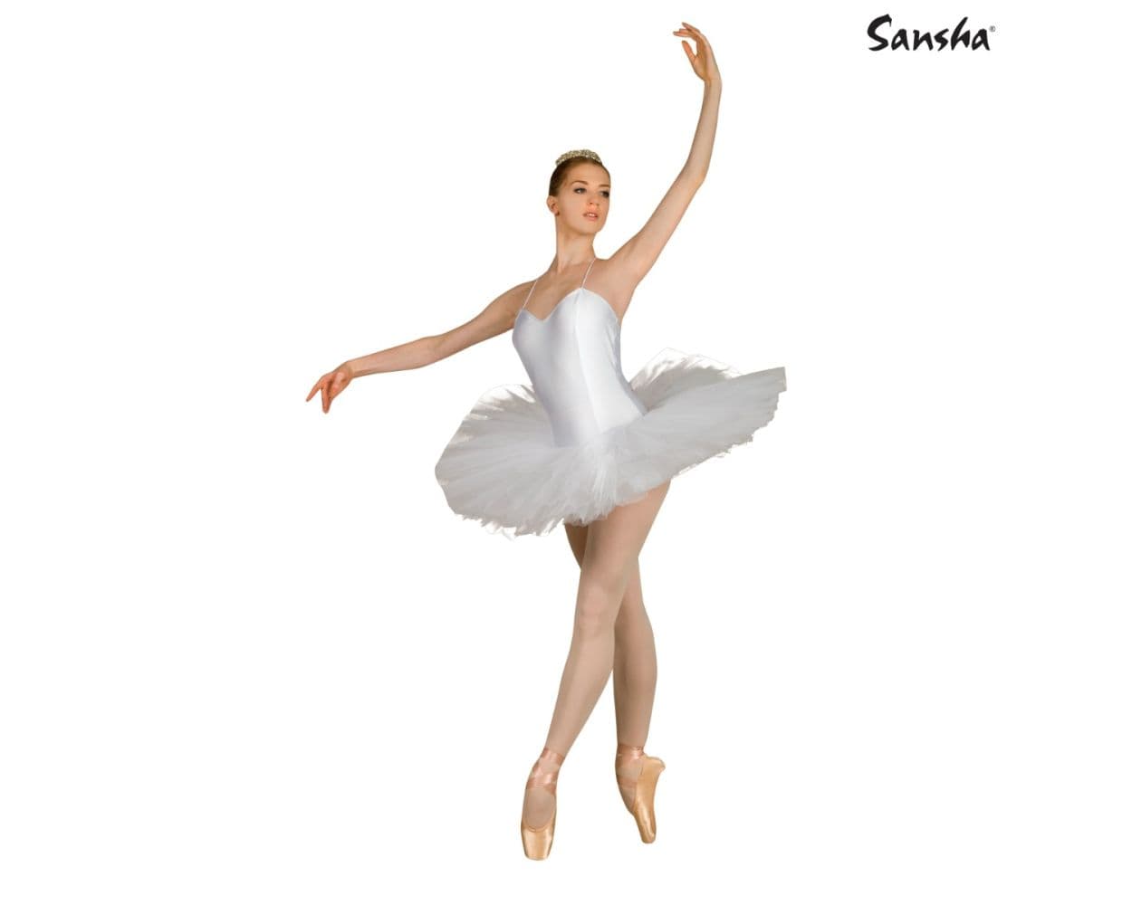 TUTU BLANCO DE PLATOS SYLVIA