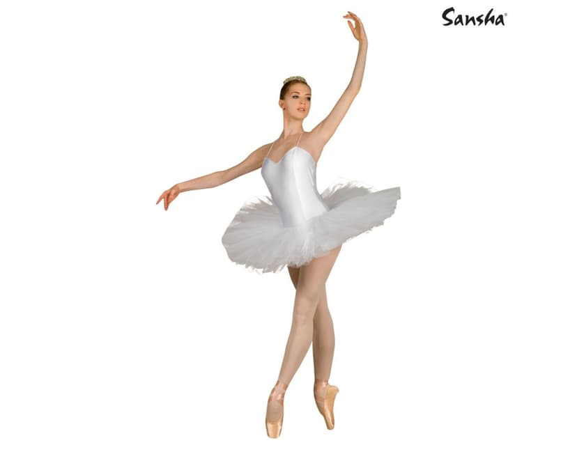 TUTU BLANCO DE PLATOS SYLVIA